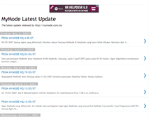 Tablet Screenshot of mymode-update.blogspot.com