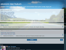 Tablet Screenshot of ekonomidanhukum.blogspot.com