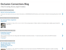 Tablet Screenshot of occlusionconnections.blogspot.com