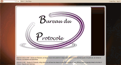 Desktop Screenshot of bureauduprotocole.blogspot.com