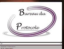 Tablet Screenshot of bureauduprotocole.blogspot.com