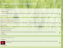 Tablet Screenshot of diariodeumosteossarcoma.blogspot.com