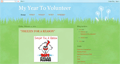 Desktop Screenshot of myyeartovolunteer.blogspot.com