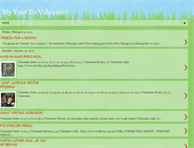 Tablet Screenshot of myyeartovolunteer.blogspot.com