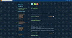Desktop Screenshot of enduropassion.blogspot.com