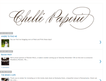 Tablet Screenshot of chellepaperie.blogspot.com