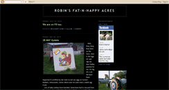 Desktop Screenshot of fatnhappyacres.blogspot.com