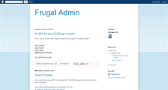 Desktop Screenshot of frugal-admin.blogspot.com