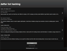 Tablet Screenshot of daftar-list-hacking.blogspot.com