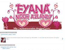 Tablet Screenshot of eyananoorazlan.blogspot.com