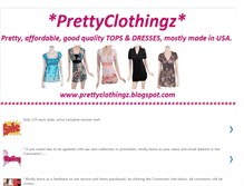 Tablet Screenshot of prettyclothingz.blogspot.com