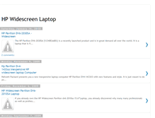 Tablet Screenshot of hpwidescreenlaptop.blogspot.com