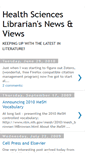 Mobile Screenshot of healthsciencelibrariansblog.blogspot.com