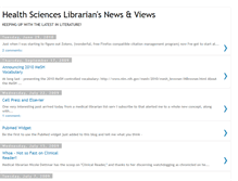 Tablet Screenshot of healthsciencelibrariansblog.blogspot.com