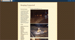 Desktop Screenshot of judy-keepingconnected.blogspot.com