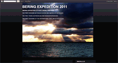 Desktop Screenshot of beringexpedition.blogspot.com