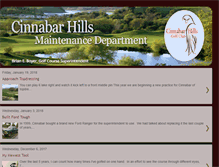 Tablet Screenshot of cinnabarhills.blogspot.com