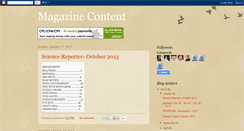 Desktop Screenshot of magazinecontent.blogspot.com