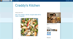 Desktop Screenshot of craddyskitchen.blogspot.com