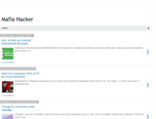 Tablet Screenshot of hackermafia.blogspot.com