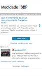 Mobile Screenshot of mocidade-ibbp.blogspot.com