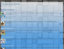 Tablet Screenshot of comunicacaointerna1.blogspot.com