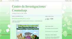 Desktop Screenshot of centrodeinvestigacionescoomulsap.blogspot.com
