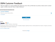 Tablet Screenshot of dspminc.blogspot.com
