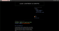 Desktop Screenshot of lightbox-ajax.blogspot.com