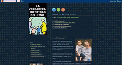 Desktop Screenshot of identidaddelnino.blogspot.com