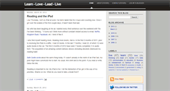 Desktop Screenshot of learnloveleadlive.blogspot.com