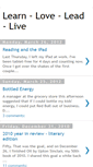 Mobile Screenshot of learnloveleadlive.blogspot.com
