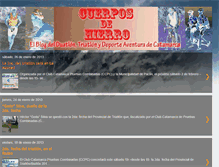 Tablet Screenshot of cuerposdehierro.blogspot.com