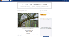 Desktop Screenshot of livingthefairytalelife.blogspot.com