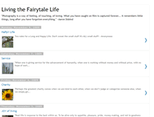Tablet Screenshot of livingthefairytalelife.blogspot.com