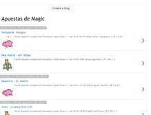 Tablet Screenshot of magicapuesta.blogspot.com