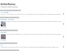 Tablet Screenshot of knitterrooney.blogspot.com