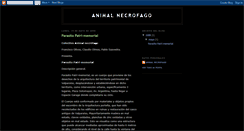 Desktop Screenshot of animalnecrofago.blogspot.com