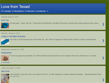 Tablet Screenshot of lovefromtx.blogspot.com