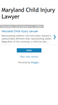 Mobile Screenshot of marylandchildinjurylawyer.blogspot.com
