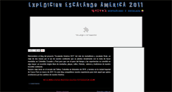 Desktop Screenshot of escalandoamerica2.blogspot.com
