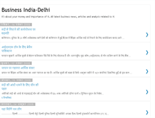 Tablet Screenshot of businessindia-delhi.blogspot.com