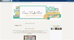 Desktop Screenshot of conniescraftycloset.blogspot.com