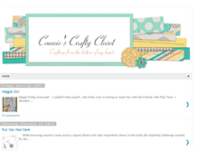 Tablet Screenshot of conniescraftycloset.blogspot.com