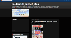 Desktop Screenshot of freedomridestore.blogspot.com