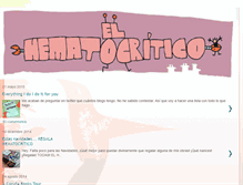 Tablet Screenshot of elhematocritico.blogspot.com