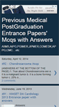 Mobile Screenshot of medpgmcqs.blogspot.com