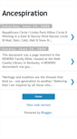 Mobile Screenshot of ancespiration.blogspot.com