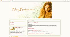 Desktop Screenshot of blogbotswana.blogspot.com
