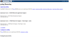 Desktop Screenshot of goingfinancing.blogspot.com